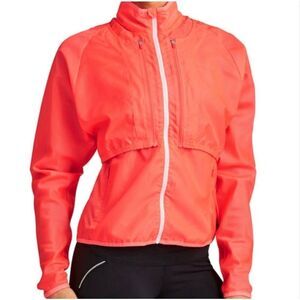 Athleta Energize 2-in-1 jacket in Ember Orange Size Small